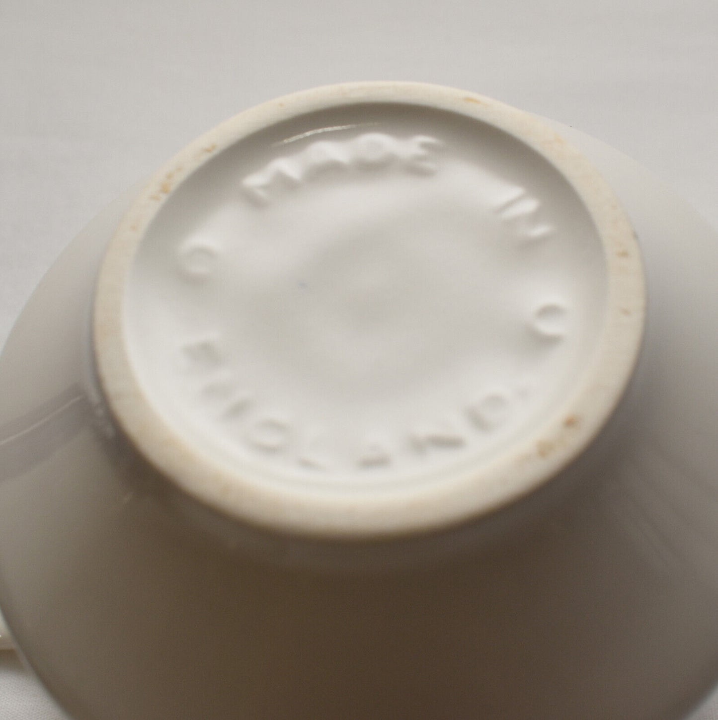 Vintage Churchill Blue Willow 4pc Teacup & Saucer Set 2 Cups 2 Saucers England