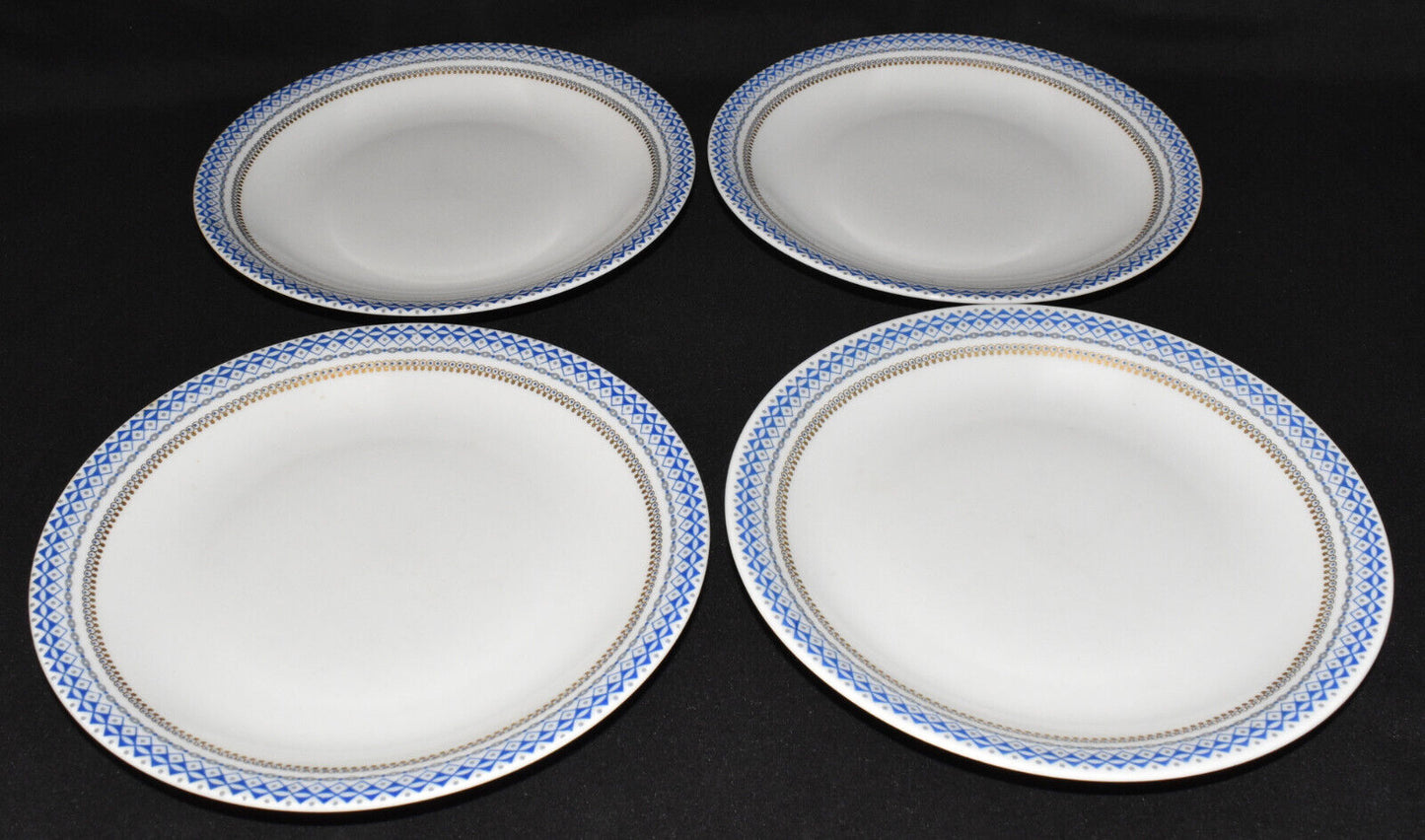 Vintage Bavaria Johan Seltmann Vohenstrauss Plates Set of 4 Porcelain Salad Plates