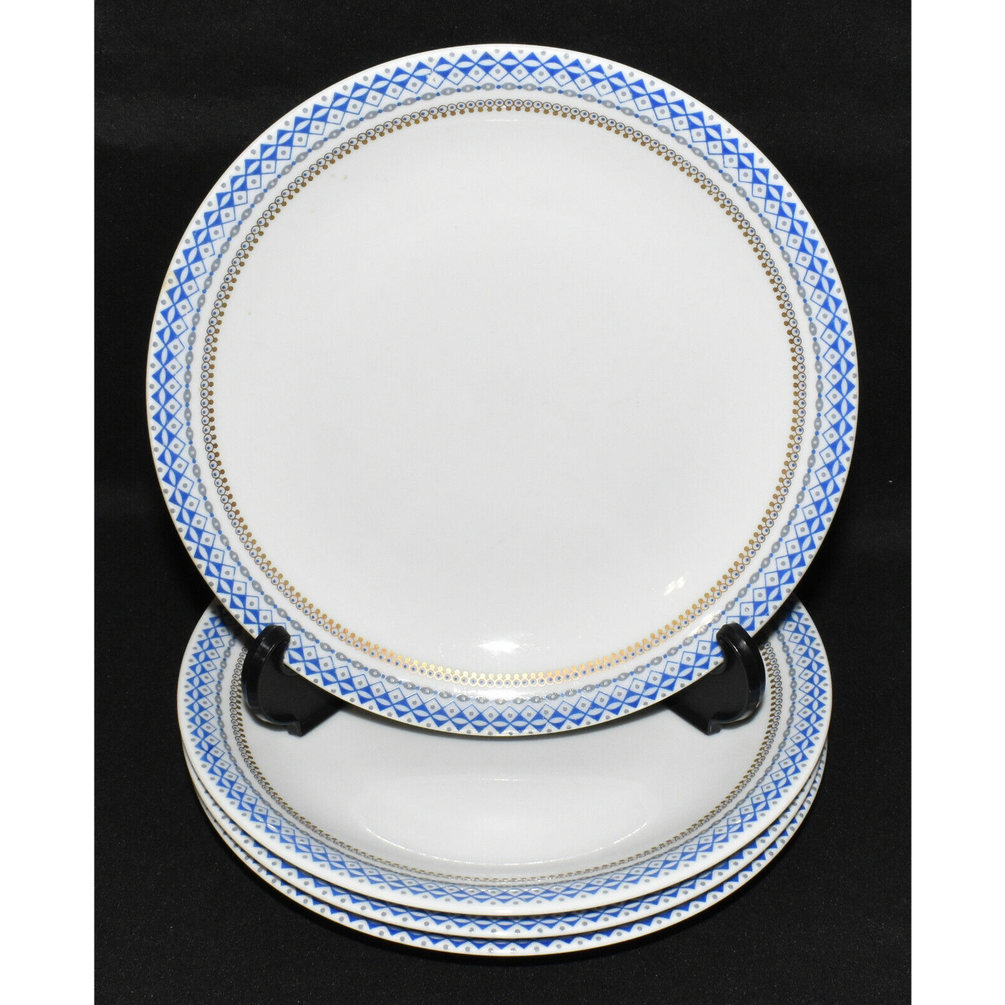 Vintage Bavaria Johan Seltmann Vohenstrauss Plates Set of 4 Porcelain Salad Plates