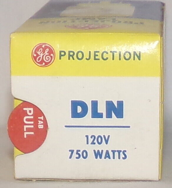 GE Projector Lamp Bulb DLN 750W 120V Made in USA New Old Stock
