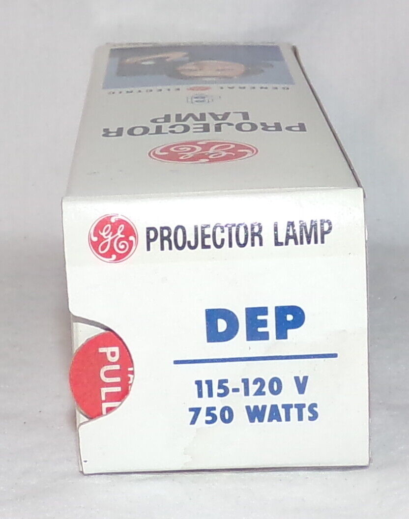 GE Projector Lamp Bulb DEP 750W 120V Made in USA New Old Stock