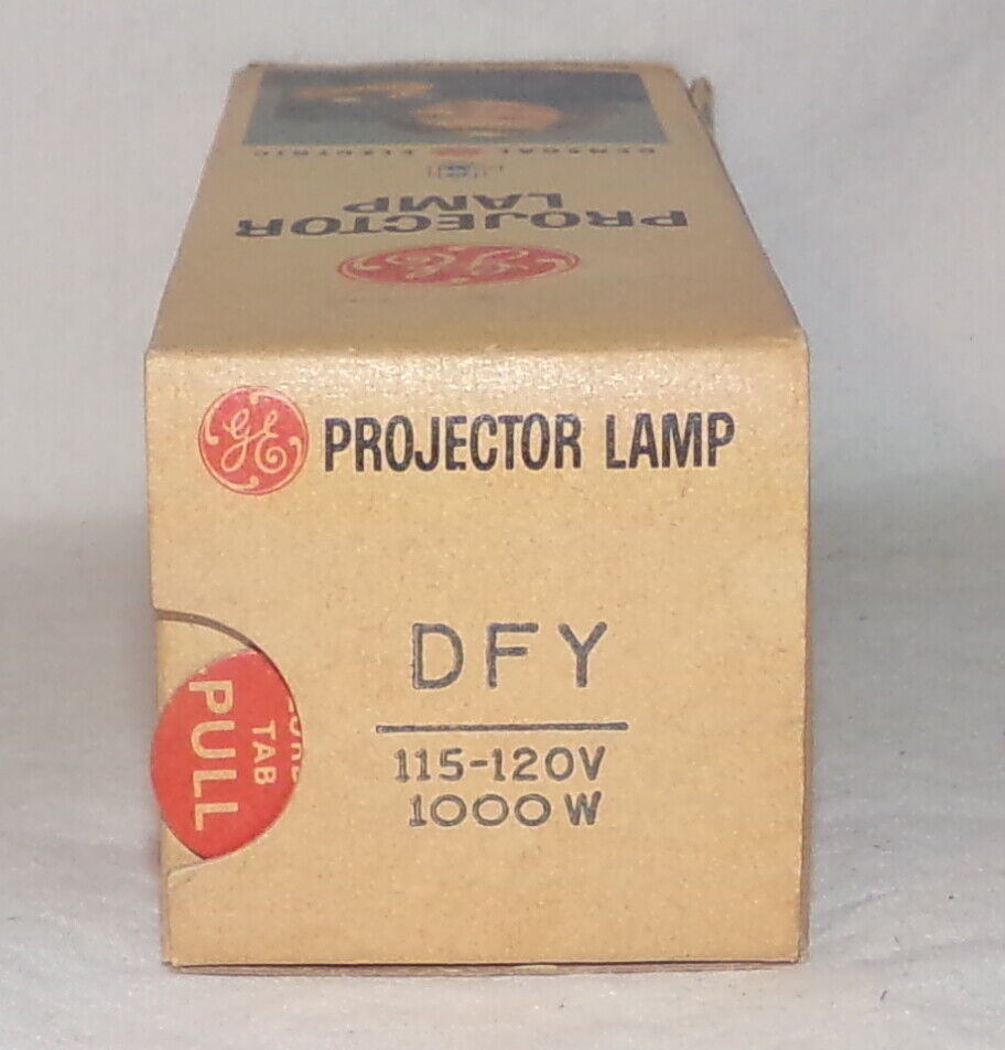 GE Projector Lamp Bulb DFY 1000W 120V Made in USA New Old Stock