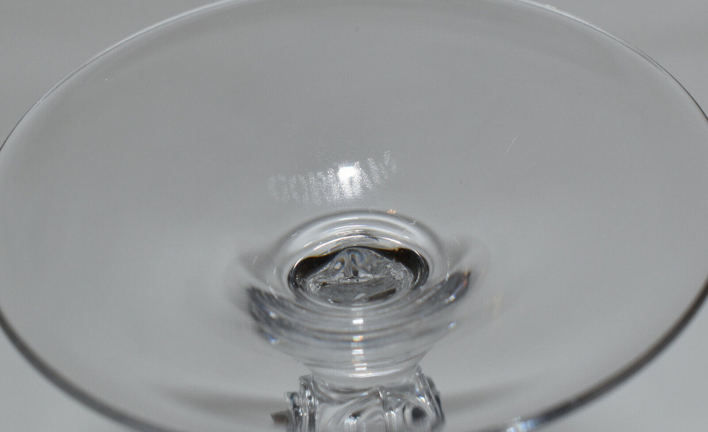 Vintage Pair Gorham Large Crystal Goblets Drinking Glasses Wine Goblets Germany