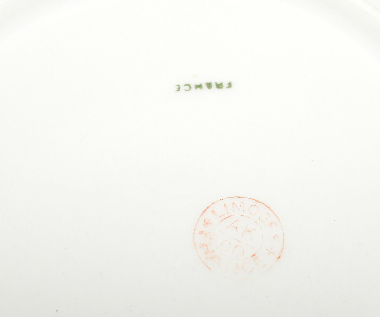 Antique Limoges France 6" Bread Butter Plate Hand Painted Porcelain Plate c.1900