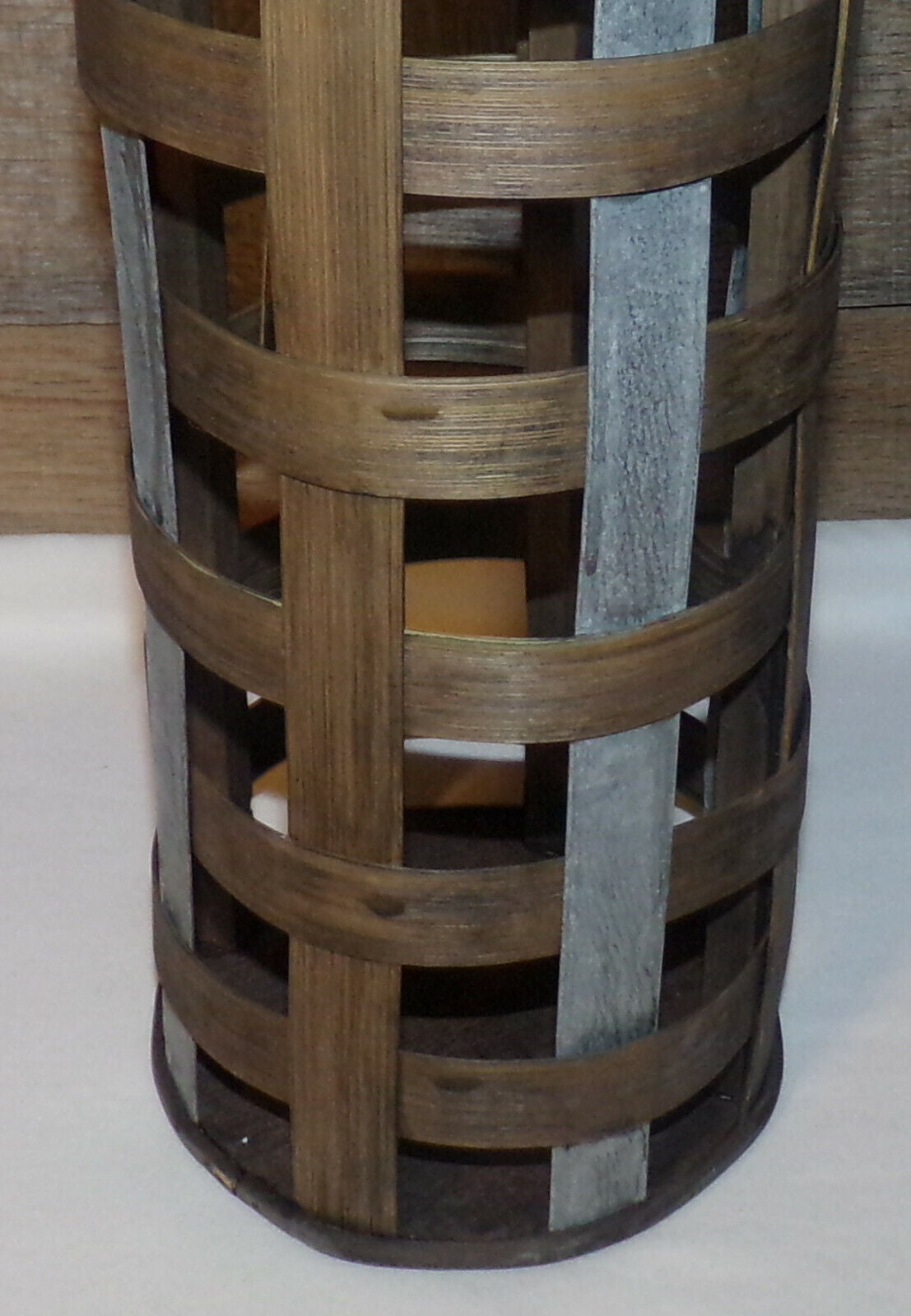 Galvanized Metal & Wood Milk Can Farmhouse Ranch Country Metal Wood Milk Can New