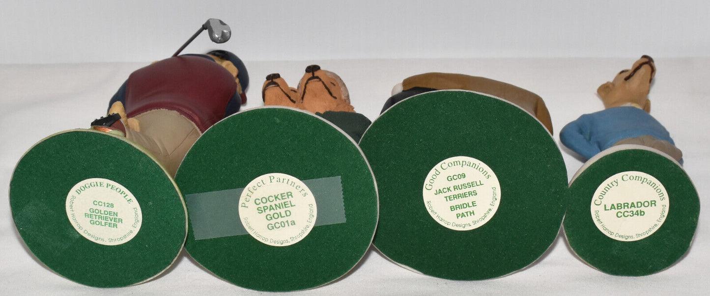 13pc Vintage Collection Robert Harrop Doggie People Porcelain Figurines Mint Cond