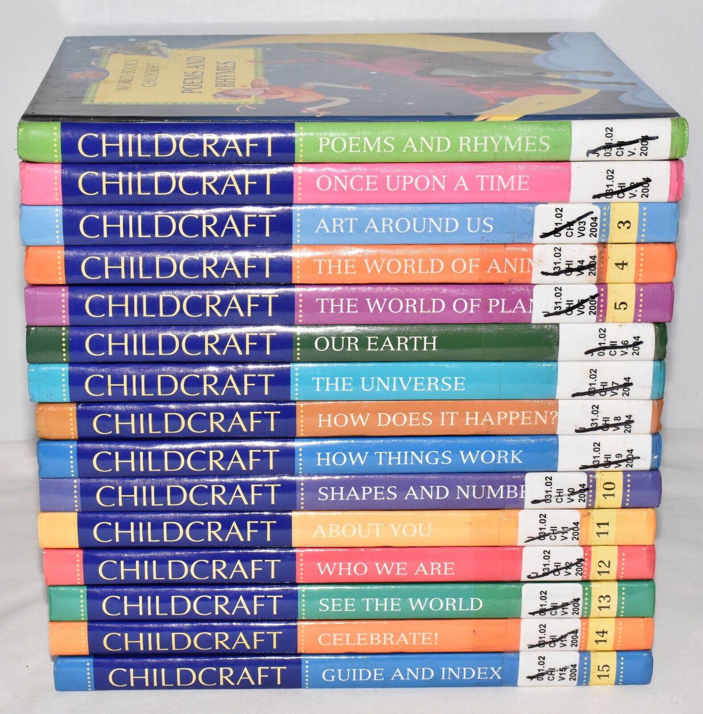 15pc Volume Set Childrens World Childcraft Books The How & Why Library Hardcover