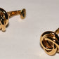Vintage Givenchy Bijoux Paris Gold Love-Knot Clip-On Earrings New Old Stock