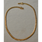 Vintage Givenchy Bijoux Paris 18" Gold Snail Chain Necklace w 4-G Logo Clasp New Old Stock