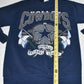 Vintage 1992 Dallas Cowboys National Football League Sweatshirt Blue Small or Medium