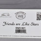 Glass Baron Friends ARE Like Stars Collectible Handcrafted Glass Figurine New