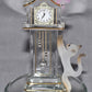 Glass Baron Hickory Dickory Clock Collectible Handcrafted Glass Figurine New