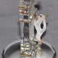 Glass Baron Hickory Dickory Clock Collectible Handcrafted Glass Figurine New