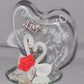 Glass Baron Love Of MY Life Collectible Handcrafted Glass Swans Figurine NIB