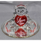 Glass Baron I Love You Collectible Handcrafted Glass Teddy Bear Figurine New