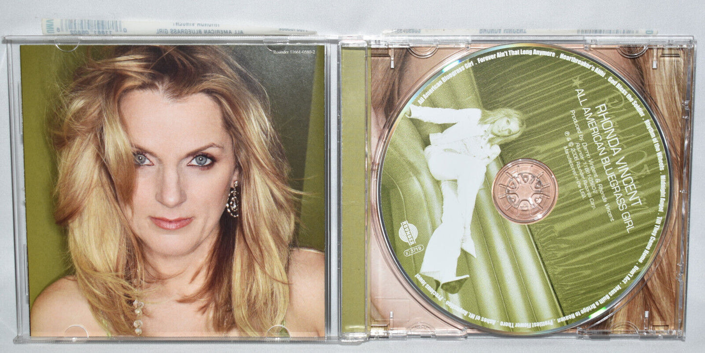 Rhonda Vincent Signed Country Music CD & Photograph All American Bluegrass Girl