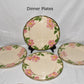 Vintage Franciscan Desert Rose China 28pc Dinnerware Set Plates Bowls Glasses & Cups