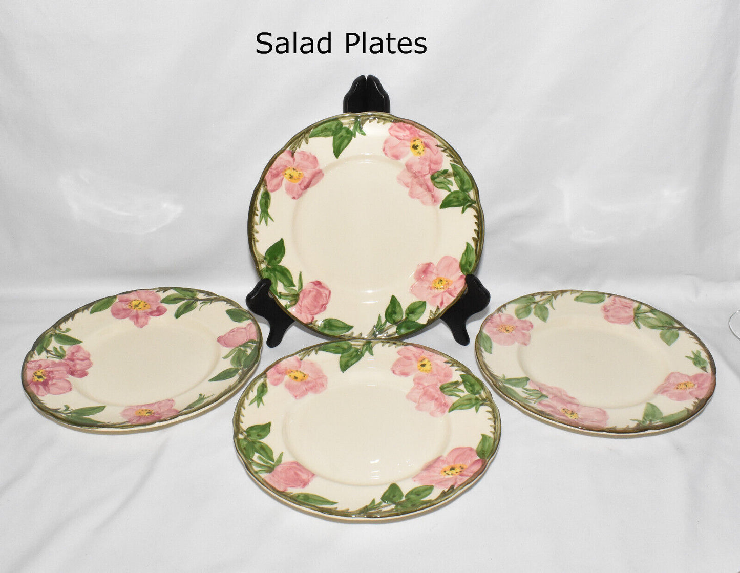 Vintage Franciscan Desert Rose China 28pc Dinnerware Set Plates Bowls Glasses & Cups