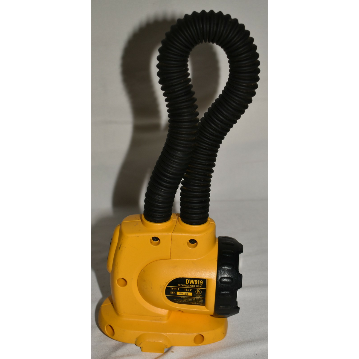 Dewalt DW919 18V Cordless Flex Flashlight Work Light Tool Only Works USA Made