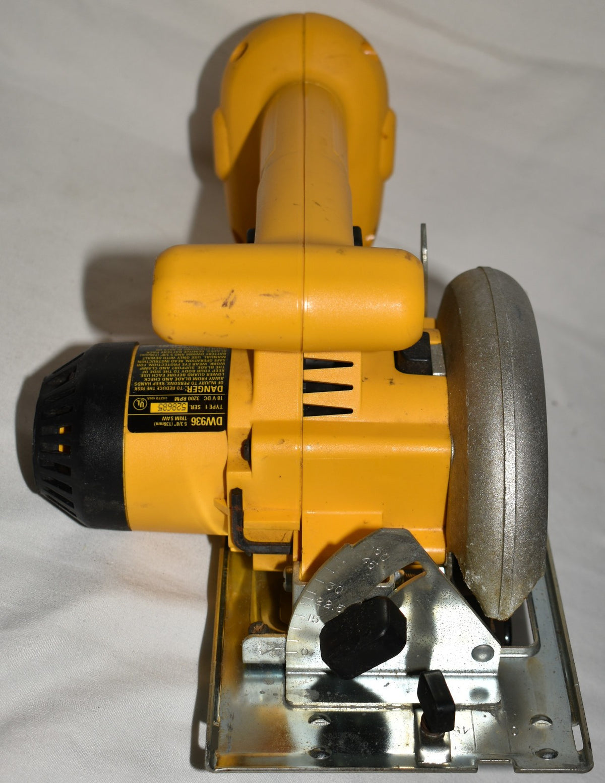 Dewalt DW936 18V Cordless 5-3/8" Circular Trim Saw Tool Only Works USA Made