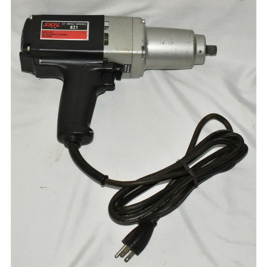 Skil Model 821 Type 3 Corded 1/2" Impact Wrench Tested Works USA Made