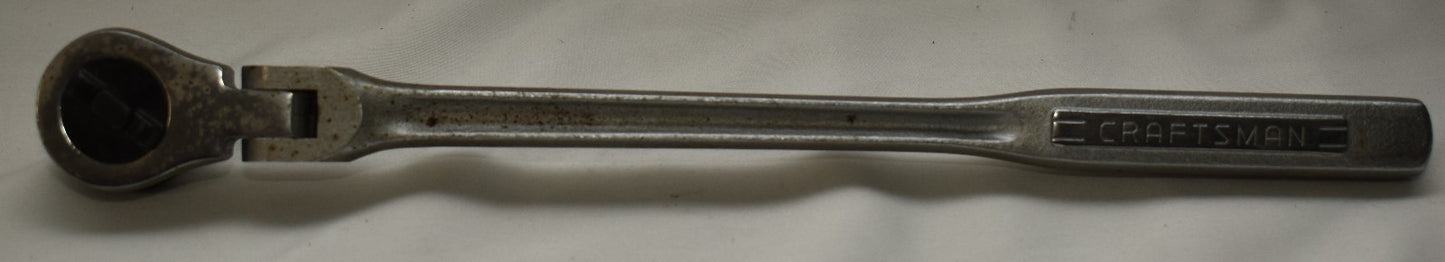 Craftsman -V- 42794 3/8" Drive Flex Head Ratchet Quick Release USA Made Works