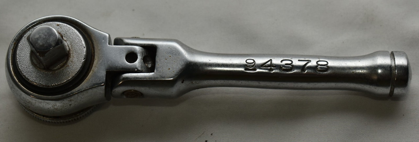 Craftsman 9-4378 3/8" Drive Flex Head Stubby Ratchet Tested Works