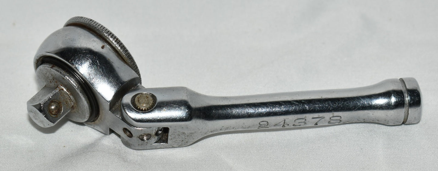 Craftsman 9-4378 3/8" Drive Flex Head Stubby Ratchet Tested Works
