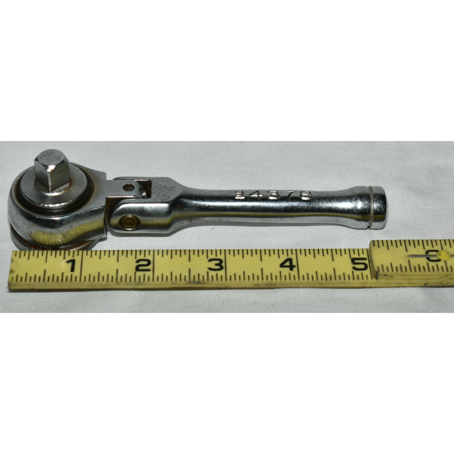Craftsman 9-4378 3/8" Drive Flex Head Stubby Ratchet Tested Works