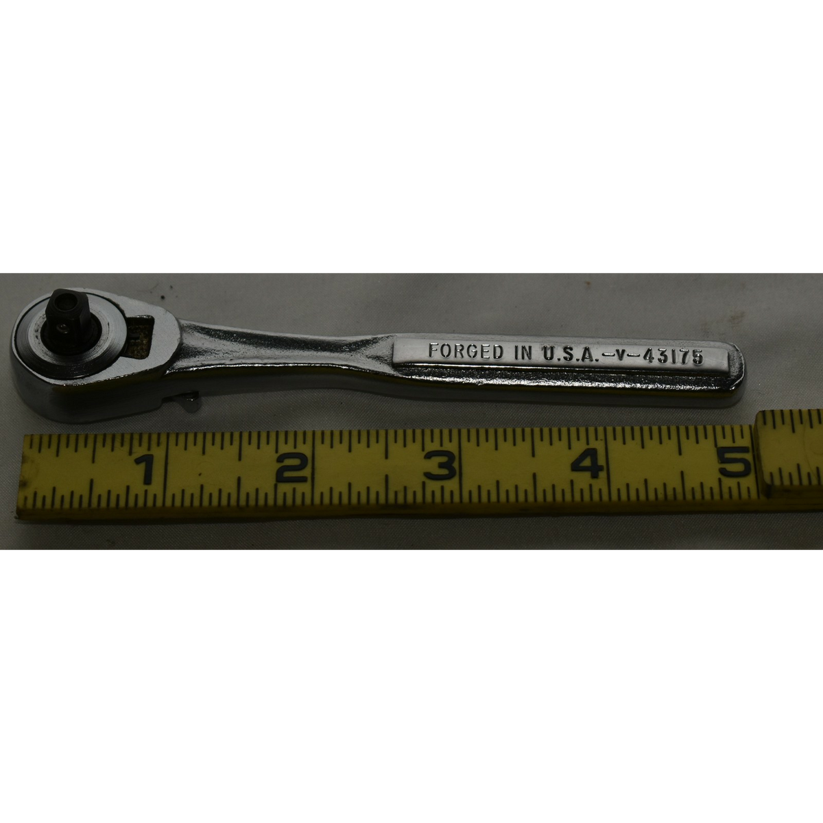 Craftsman -V- 43175 1/4" Drive Ratchet Quick Release USA Made Tested Works