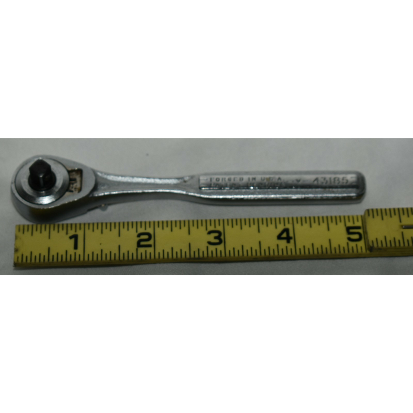 Craftsman -V- 43185 Pat Pen 1/4" Drive Ratchet Oil Port Quick Release USA Works