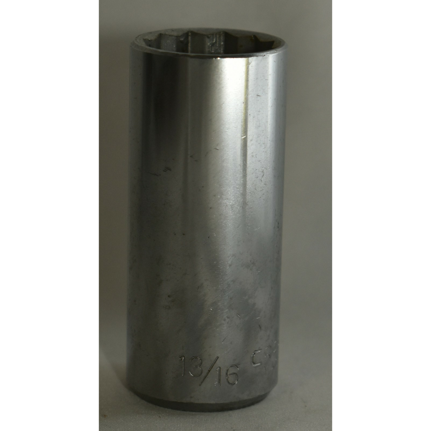 Vintage 20th Century Craftsman 13/16" 12 Point Deep Socket 3/8" Drive USA Made