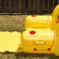 Vintage J&B Inflatable Outdoor Pool Lounge Float w Pump 2 Cup Holders Foot Rest New