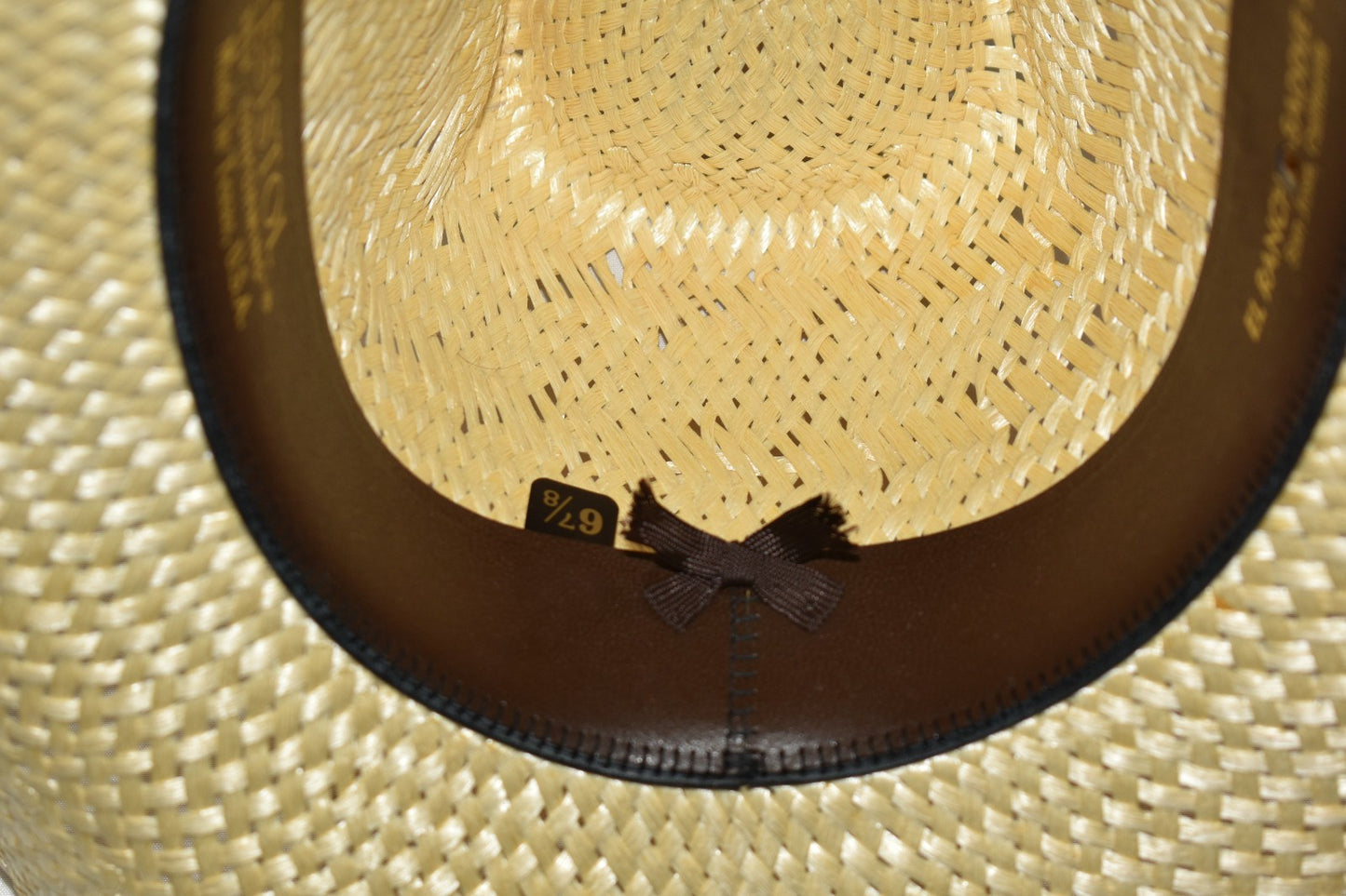 Vintage Resistol Straw Cowboy Hat Western Wear New No Box Size 6 7/8