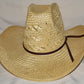 Vintage Resistol Straw Cowboy Hat Western Wear New No Box Size 6 7/8