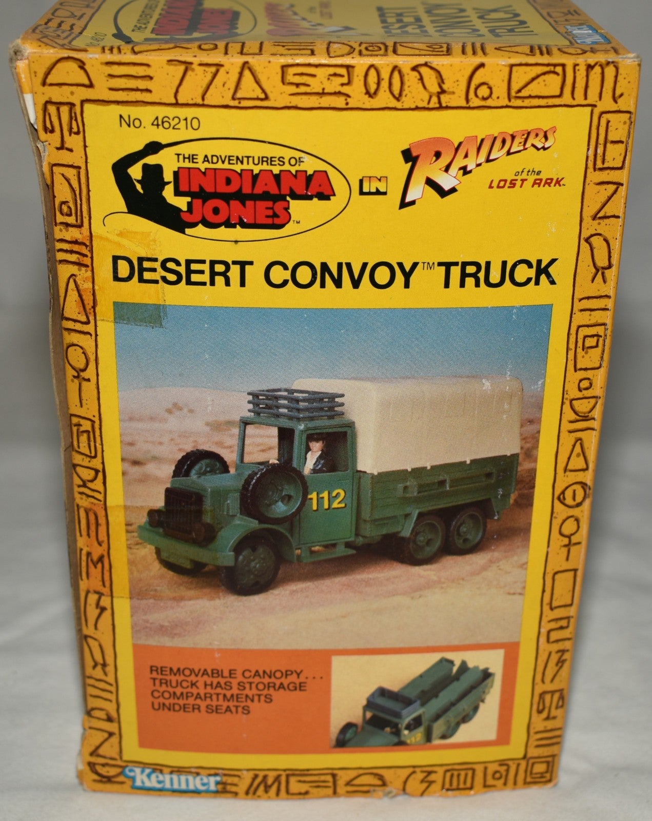 1983 Kenner Indiana Jones Raiders of the Lost Ark Green Desert Convoy Truck NIB