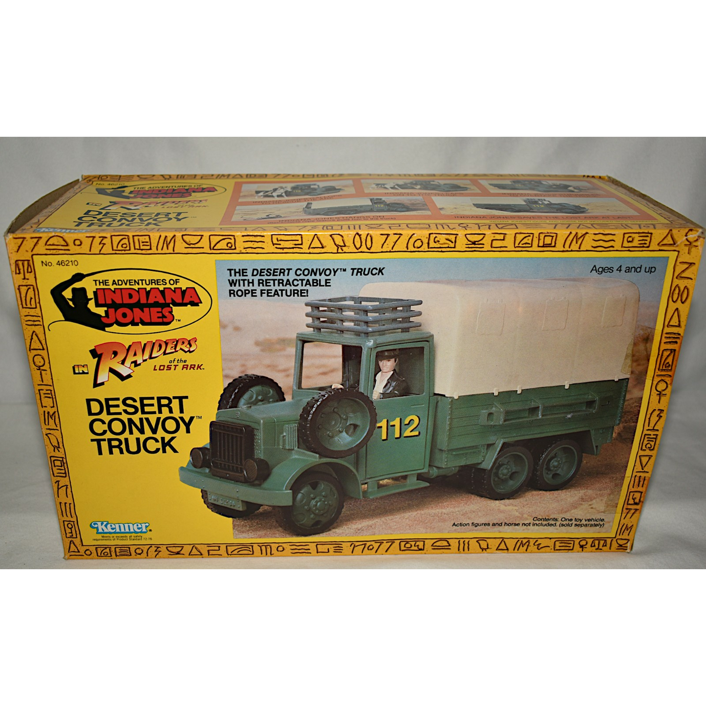 1983 Kenner Indiana Jones Raiders of the Lost Ark Green Desert Convoy Truck NIB