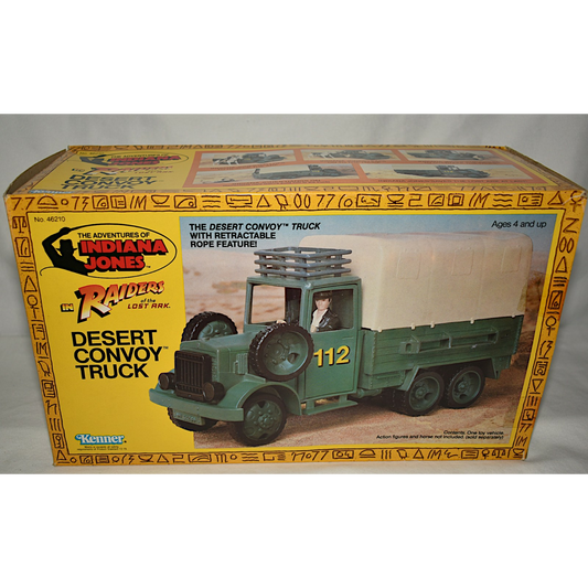 1983 Kenner Indiana Jones Raiders of the Lost Ark Green Desert Convoy Truck NIB