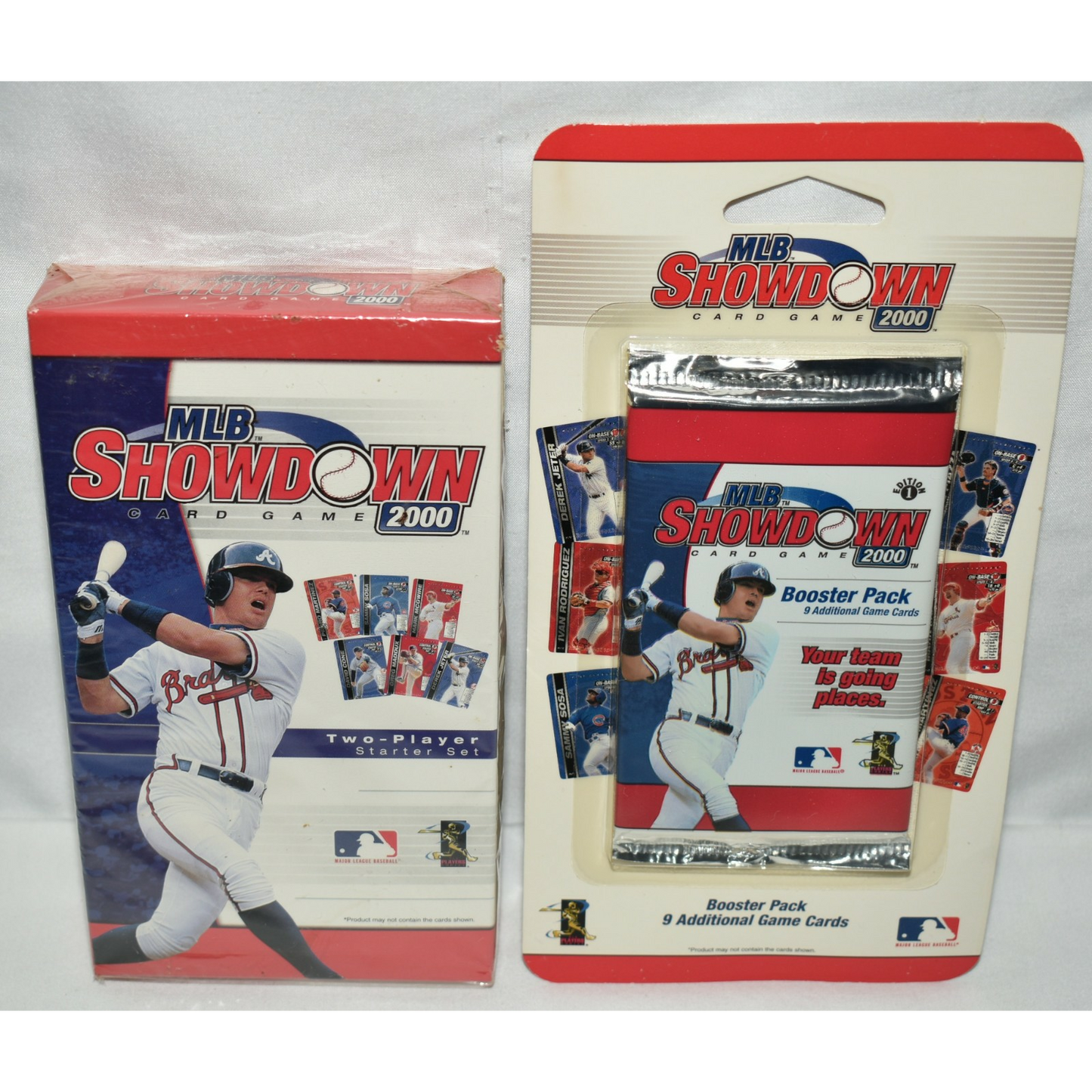 MLB Showdown 2000 Card Game Two-Player Starter Set w/ Booster Pack Factory Seal