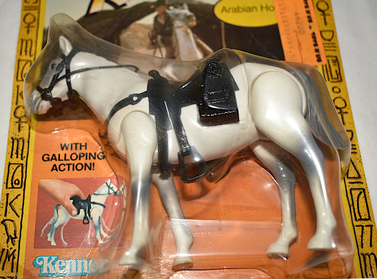 Vintage 1982 Original Kenner Rotla Indiana Jones Arabian Horse Action Figure NIP