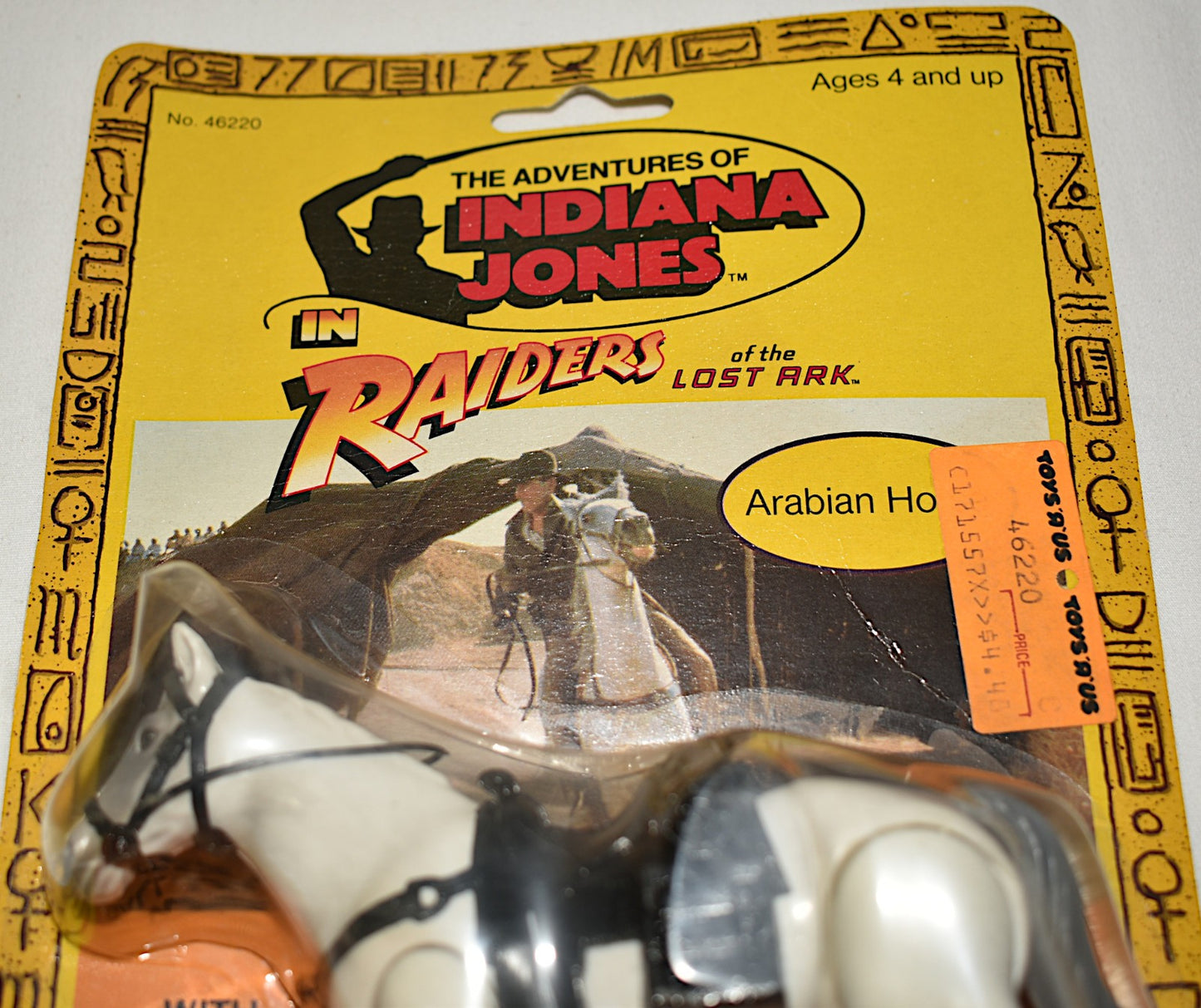 Vintage 1982 Original Kenner Rotla Indiana Jones Arabian Horse Action Figure NIP