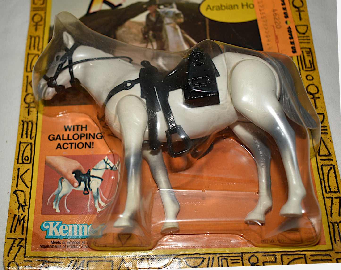 Vintage 1982 Original Kenner Rotla Indiana Jones Arabian Horse Action Figure NIP