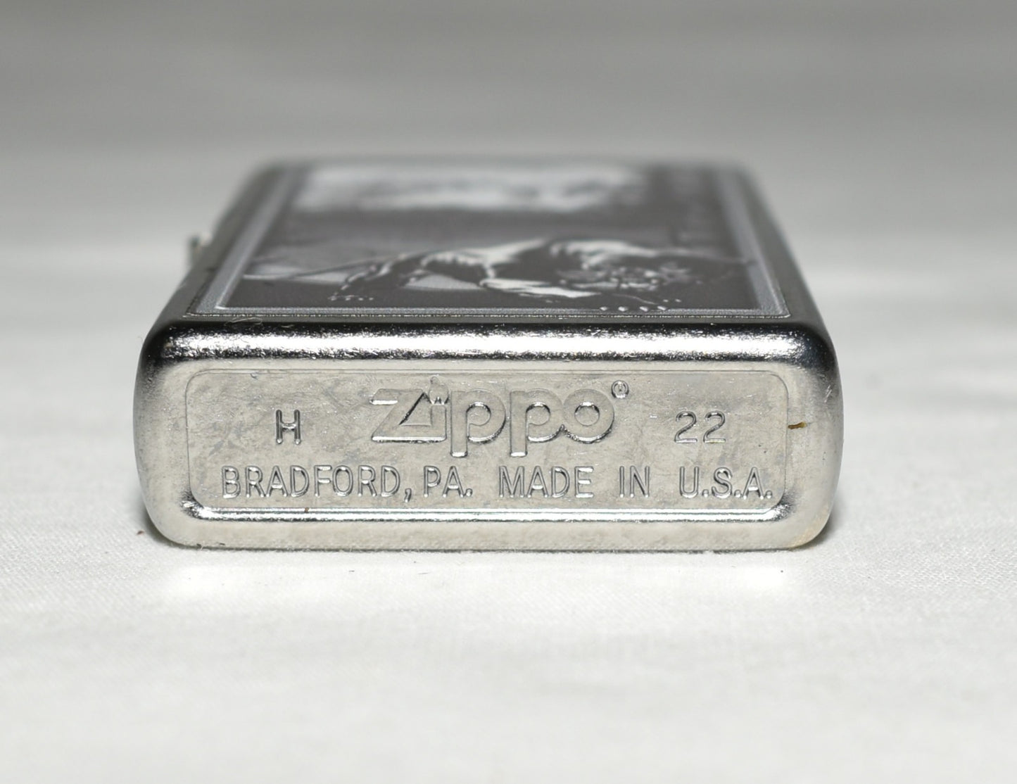 Genuine Zippo Mountain Lion Lighter Model #48381 Unused Condition Never Lit