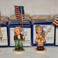 Hummel Collection Special Edition w/ American Flag Backstamp 6pc Boxed Set New