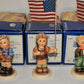 Hummel Collection Special Edition w/ American Flag Backstamp 6pc Boxed Set New