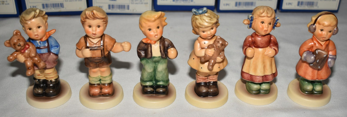 Hummel Collection Special Edition w/ American Flag Backstamp 6pc Boxed Set New