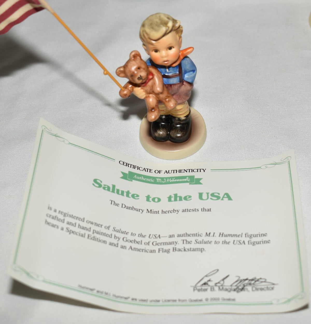 Hummel Collection Special Edition w/ American Flag Backstamp 6pc Boxed Set New