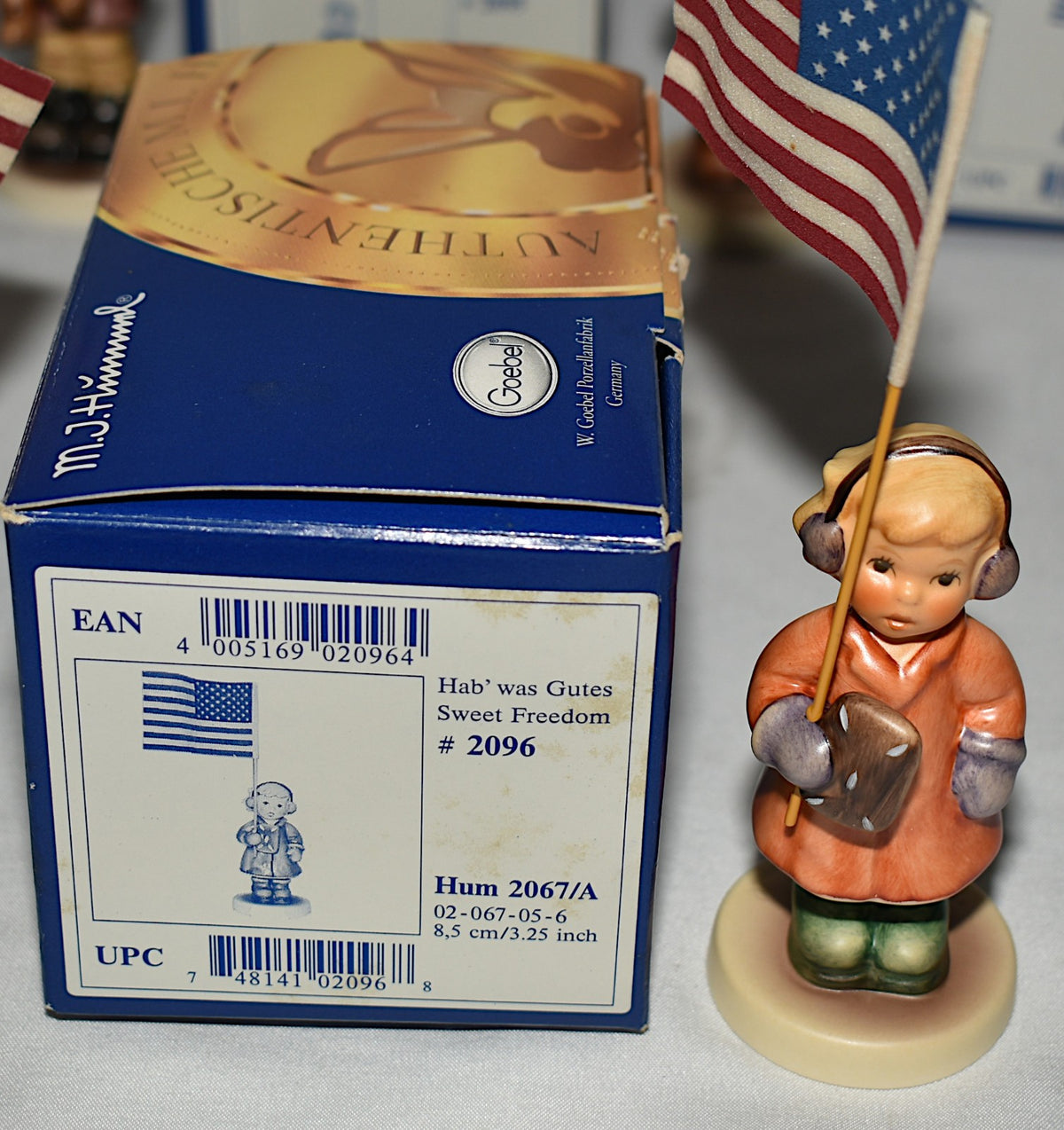 Hummel Collection Special Edition w/ American Flag Backstamp 6pc Boxed Set New