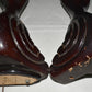 4 Vintage Furniture Legs Ball & Claw Foot Mahogany Stained Table Chair Sofa Legs