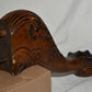 4 Vintage Furniture Legs Ball & Claw Foot Walnut Stained Table Chair Sofa Legs
